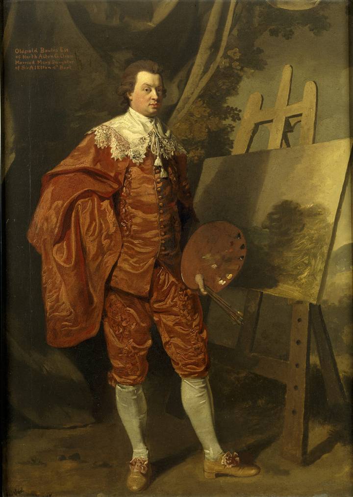 Oldfield Bowles, Self-portrait, about 1770. National Trust (NT 624312). © National Trust Images/John Hammond.
