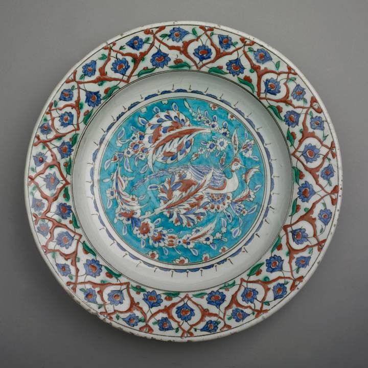 A decorated dish