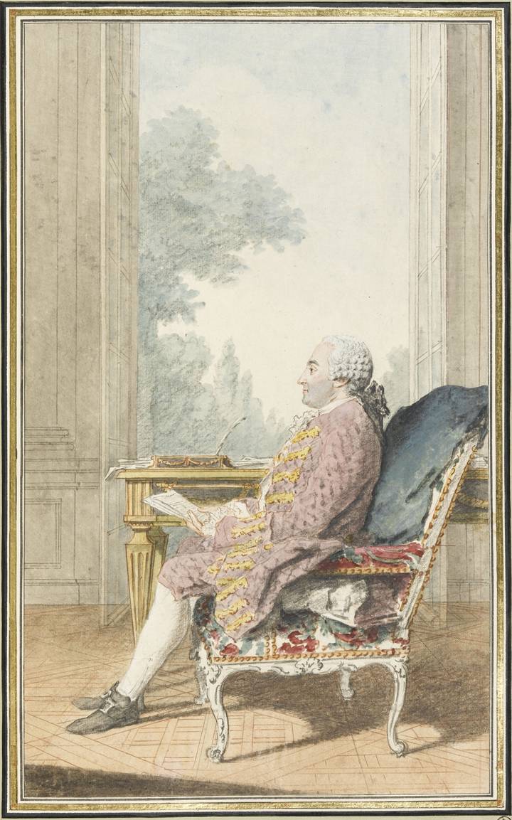 Louis Carrogis Carmontelle, Monsieur de Saint-Julien, about 1765. Musée Condé, Château de Chantilly (CAR 446). Photo © RMN-Grand Palais (domaine de Chantilly) / René-Gabriel Ojeda.