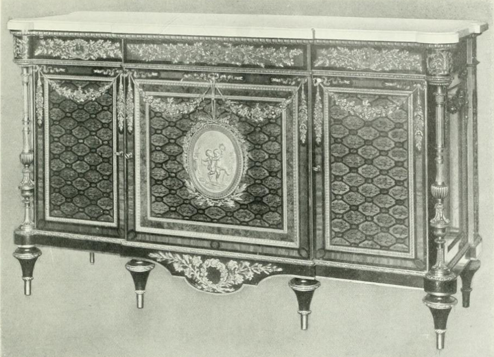 A chest-of-drawers formerly in Hertford’s collection. The Connoisseur, vol. 29, 1911, p. 271.