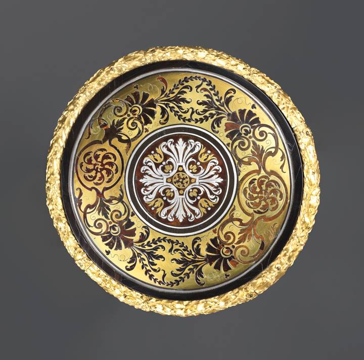 Detail, Attributed to André-Charles Boulle, Candlestand, about 1700-10 (F417).