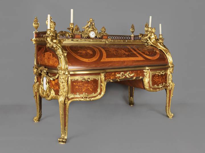 Possibly Charles-Guillaume Winckelsen, mounts attributed to Carl Dreschler, Copy of the King’s Desk, about 1853–60 (F460).