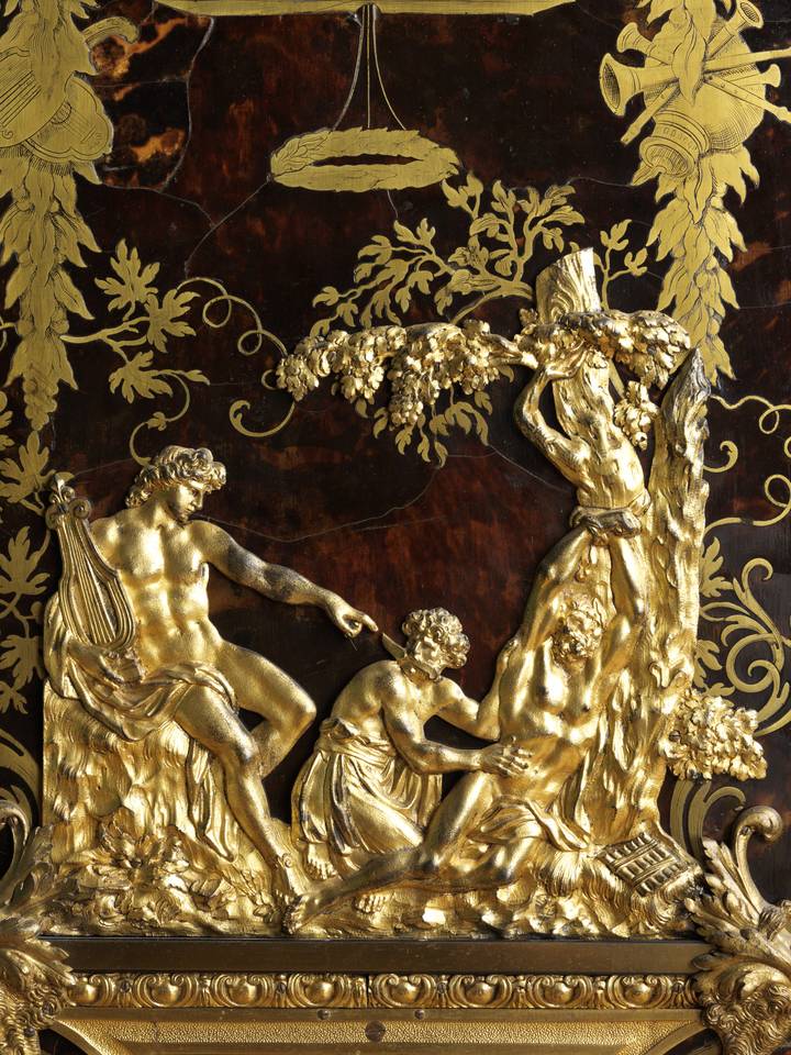 Detail, Attributed to André-Charles Boulle, Wardrobe, about 1700 (F62).