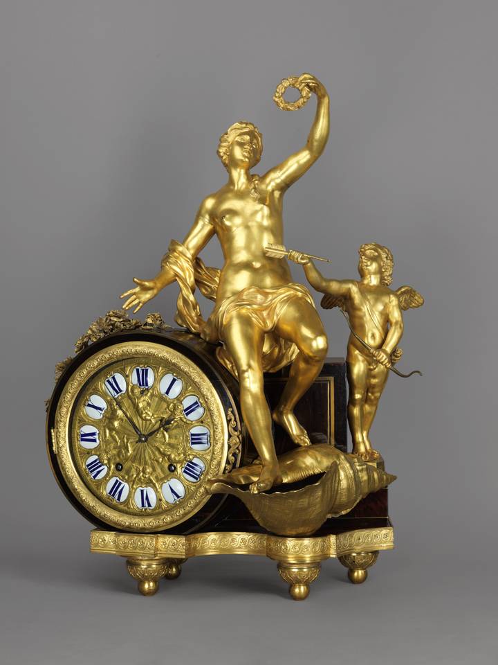 Attributed to André-Charles Boulle, Mantel Clock, about 1715 (F93).