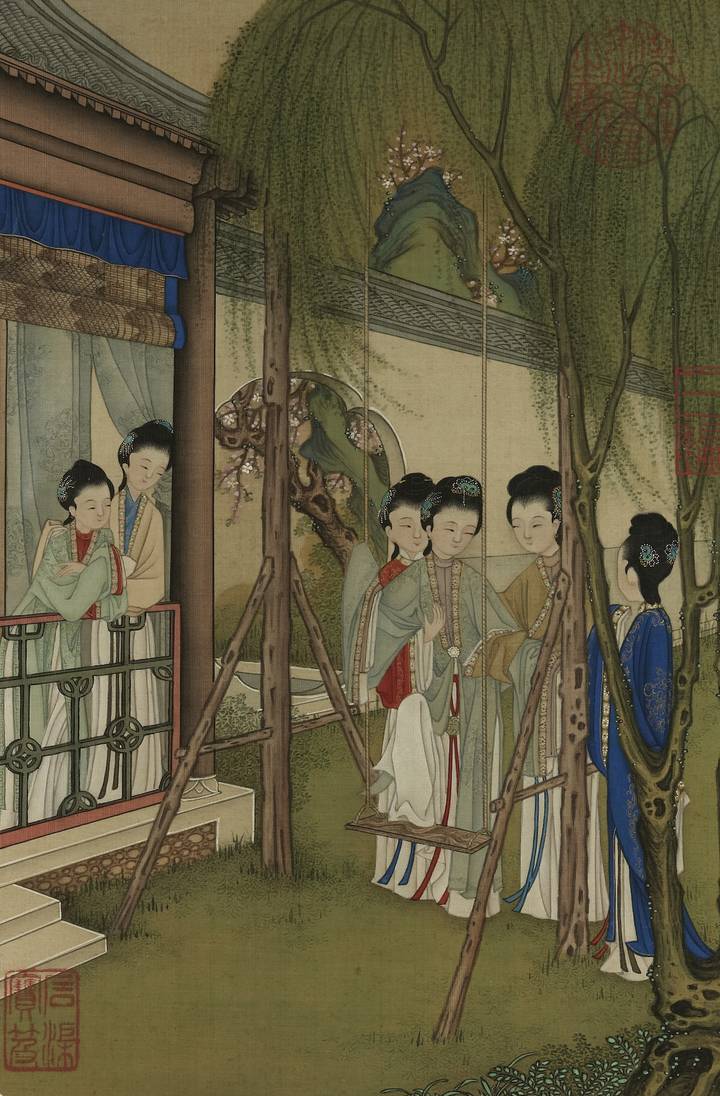 Jiao Bingzhen, Album of Women, about 1692–1722. National Palace Museum, Taiwan.