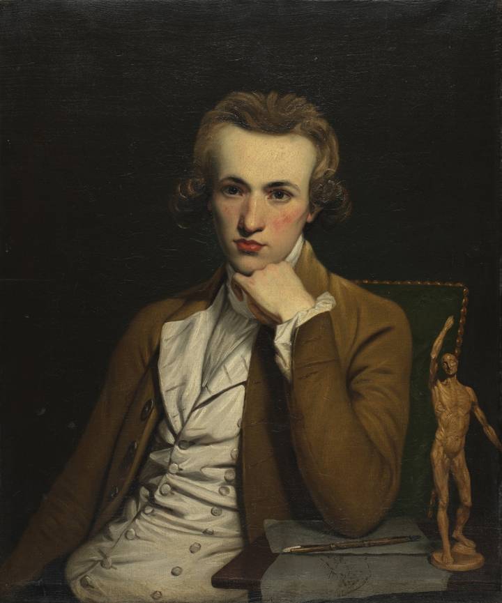 William Doughty, Self-portrait, about 1775. The Hunterian, University of Glasgow (GLAHA:55693).