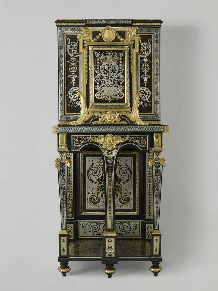 Cabinet on Stand, attributed to André-Charles Boulle, about 1690–1710. Musée du Louvre (OA 5452). © Musée du Louvre, Paris.