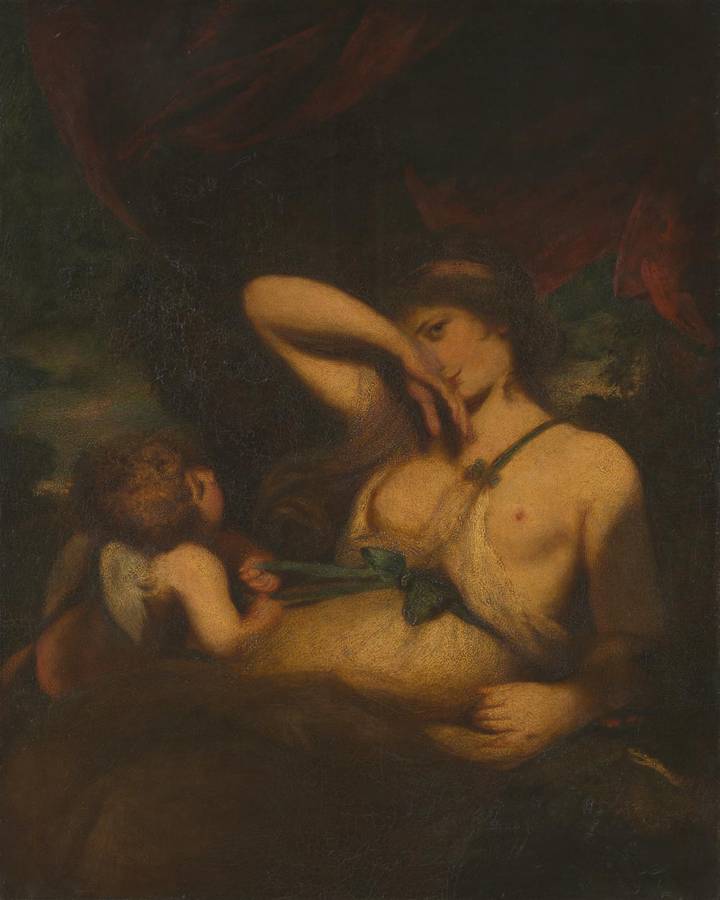 Joshua Reynolds, A Nymph and Cupid: 'The Snake in the Grass', 1784. Tate (N00885).