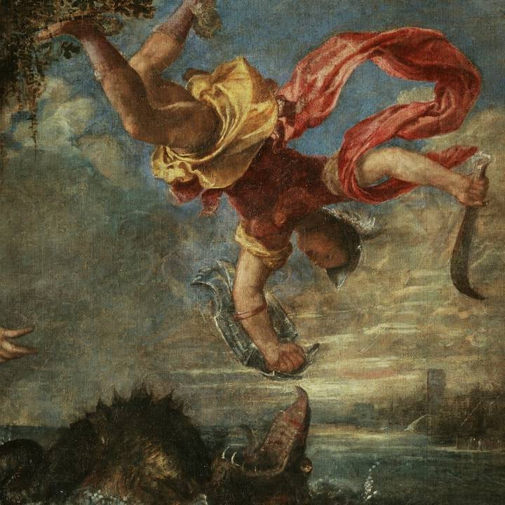 Detail of Perseus and Andromeda, Titian, 1554 – 1556