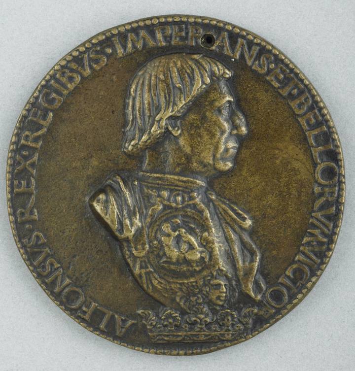 Cristoforo di Geremia, Alfonso V, King of Aragon and Naples, the Grandfather of Ferdinando of Aragon, probably 1458