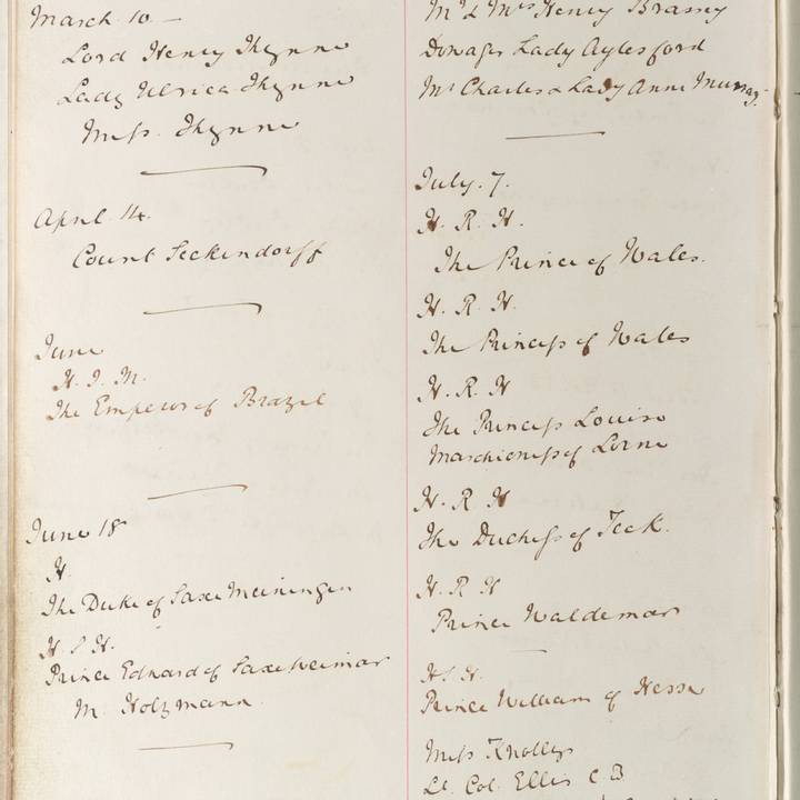 Queen Victoria: A Lock of Hair