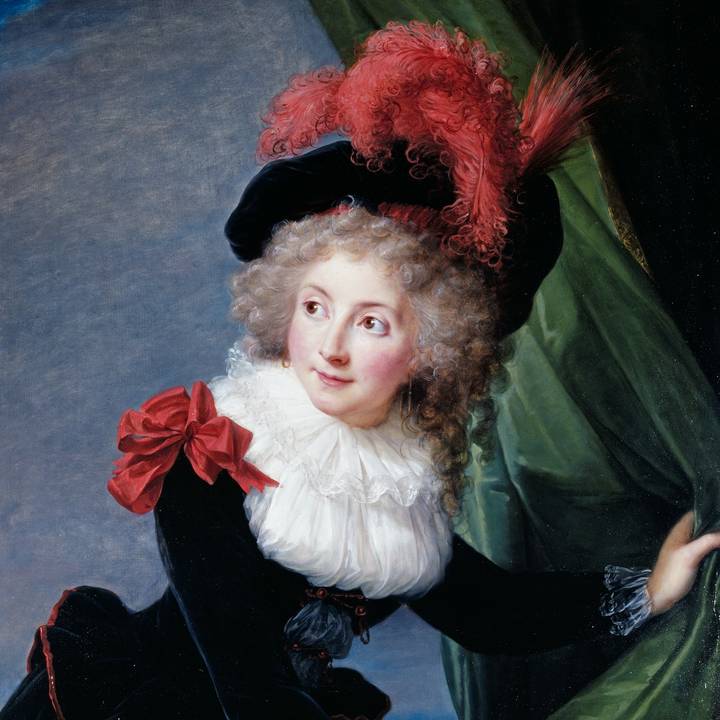 woman and group in theatre