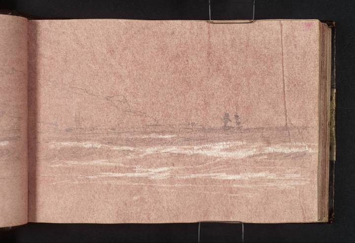 Joseph Mallord William Turner, Scarborough from the South, Dunbar Sketchbook, 1801. Tate (D02770) © Tate, London CC-BY-NC-ND 4.0